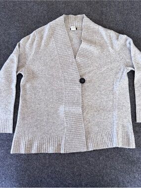 J Crew cashmere blend 3/4 sleeve cardigan